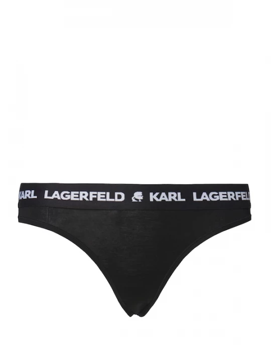 Foto van product Karl Lagerfeld String zwart / wit