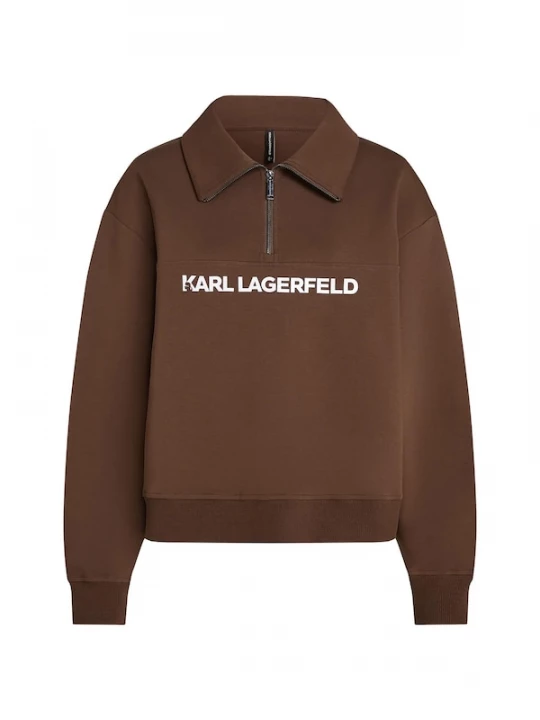 Foto van product Karl Lagerfeld Sweatshirt bruin / wit