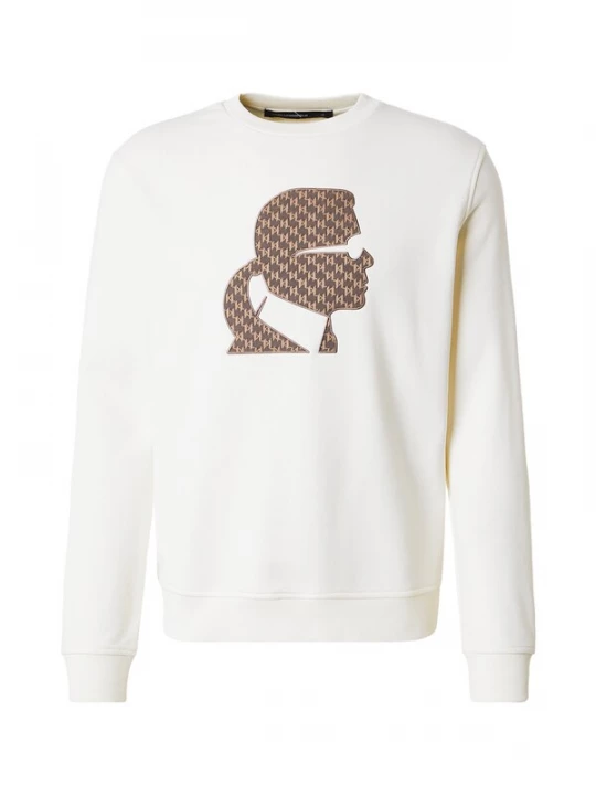 Foto van product Karl Lagerfeld Sweatshirt crème / bruin / lichtbruin