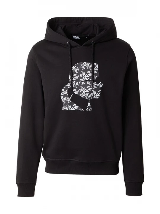 Foto van product Karl Lagerfeld Sweatshirt donkergrijs / zwart / offwhite