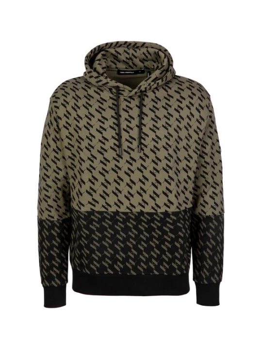 Foto van product Karl Lagerfeld Sweatshirt donkergroen / zwart