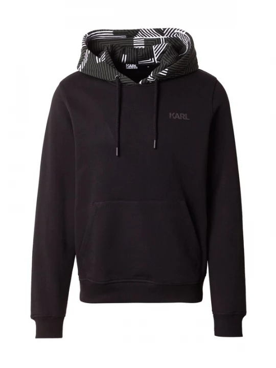 Foto van product Karl Lagerfeld Sweatshirt ecru / donkergroen / zwart