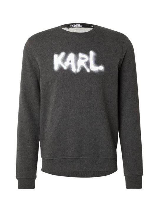 Foto van product Karl Lagerfeld Sweatshirt grijs / wit