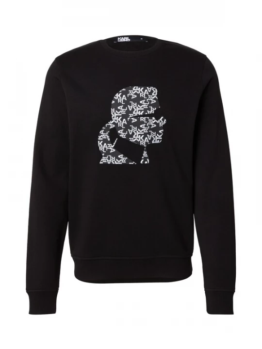 Foto van product Karl Lagerfeld Sweatshirt grijs / zwart / wit
