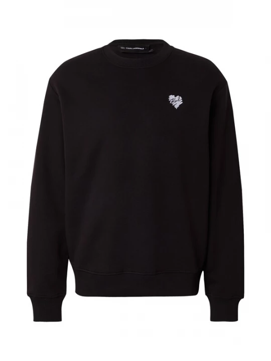 Foto van product Karl Lagerfeld Sweatshirt 'Hearts' zwart / wit