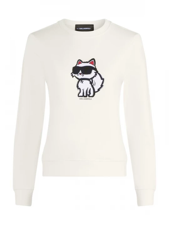 Foto van product Karl Lagerfeld Sweatshirt 'Ikon' rood / zwart / wit