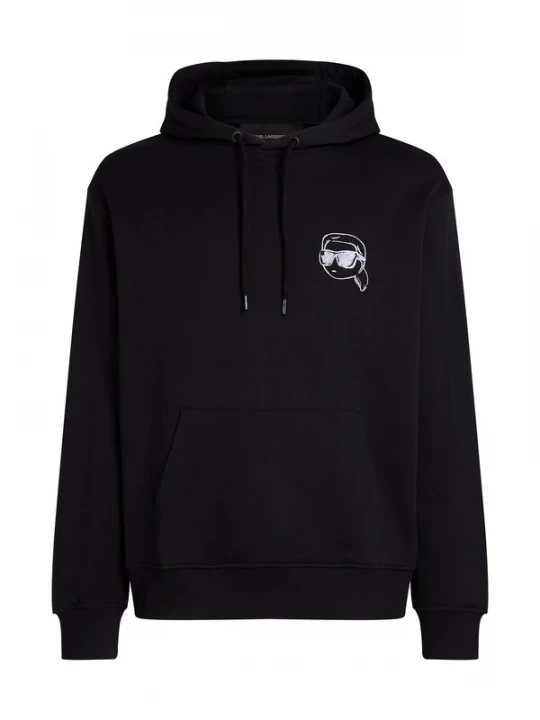Foto van product Karl Lagerfeld Sweatshirt 'IKON' zwart / wit