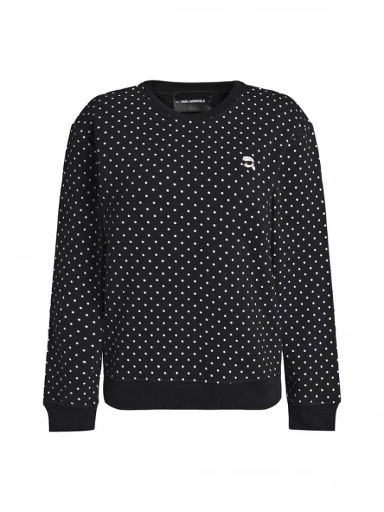 Foto van product Karl Lagerfeld Sweatshirt 'Ikon' zwart / wit