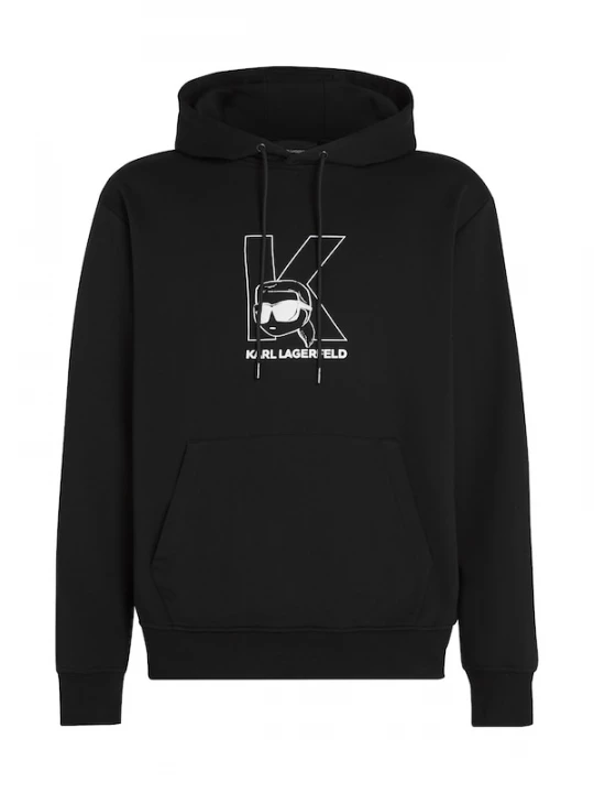 Foto van product Karl Lagerfeld Sweatshirt 'Ikon' zwart / wit