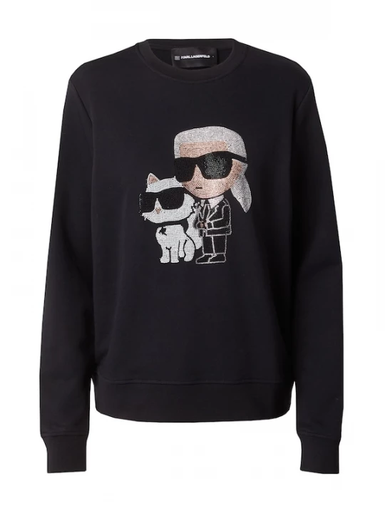 Foto van product Karl Lagerfeld Sweatshirt 'Ikonik 2.0' beige / zwart / wit