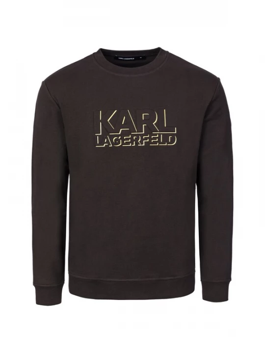 Foto van product Karl Lagerfeld Sweatshirt ivoor / donkerbruin