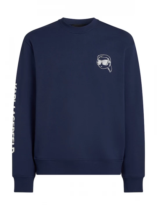 Foto van product Karl Lagerfeld Sweatshirt navy / wit