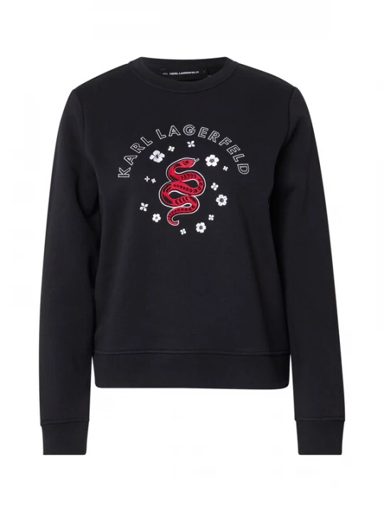 Foto van product Karl Lagerfeld Sweatshirt rood / zwart / offwhite