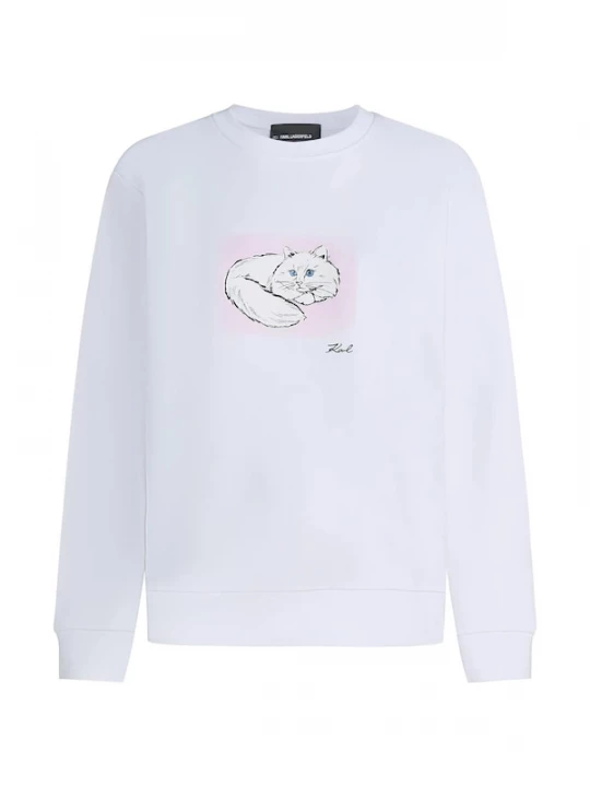 Foto van product Karl Lagerfeld Sweatshirt rosa / zwart / wit