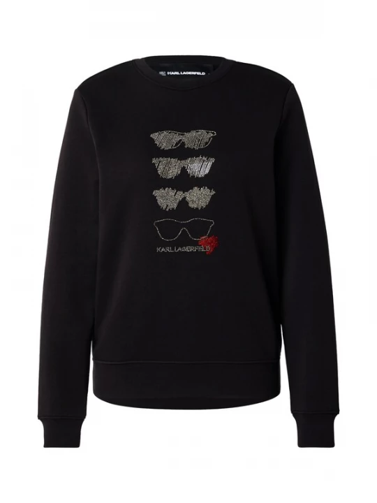 Foto van product Karl Lagerfeld Sweatshirt 'SUNGLASSES' zwart