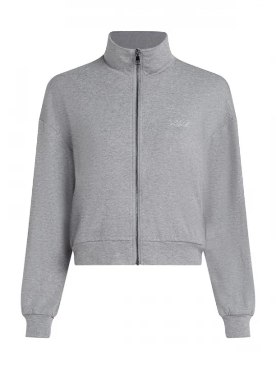 Foto van product Karl Lagerfeld Sweatvest grijs gemêleerd