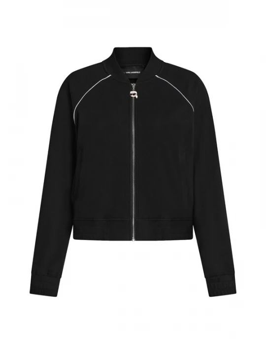 Foto van product Karl Lagerfeld Sweatvest 'Ikon' zwart