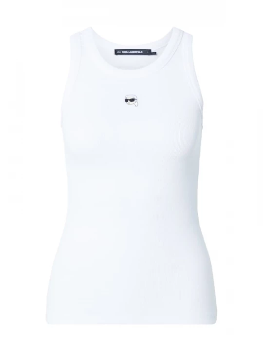 Foto van product Karl Lagerfeld Top 'Ikon' beige / zwart / wit