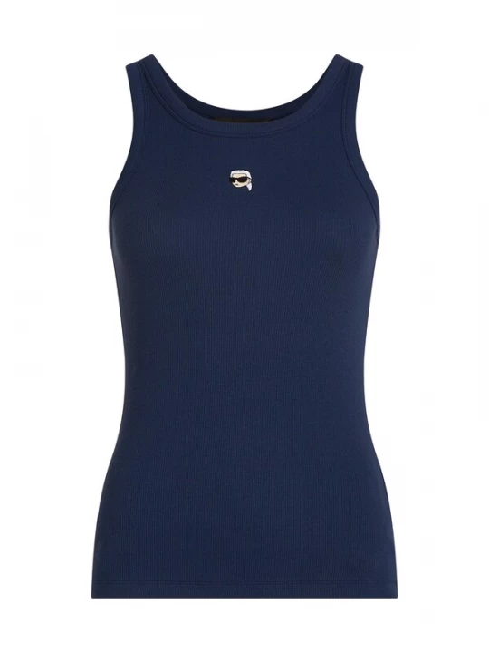 Foto van product Karl Lagerfeld Top 'Ikon' donkerblauw