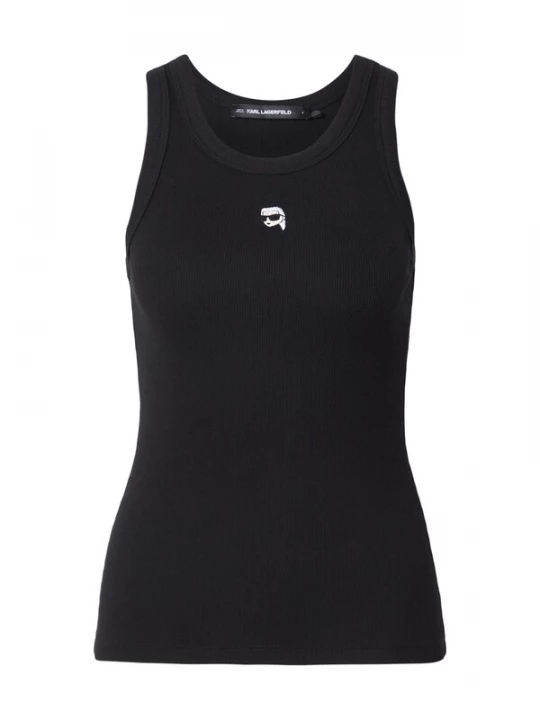 Foto van product Karl Lagerfeld Top 'IKON' zwart / wit