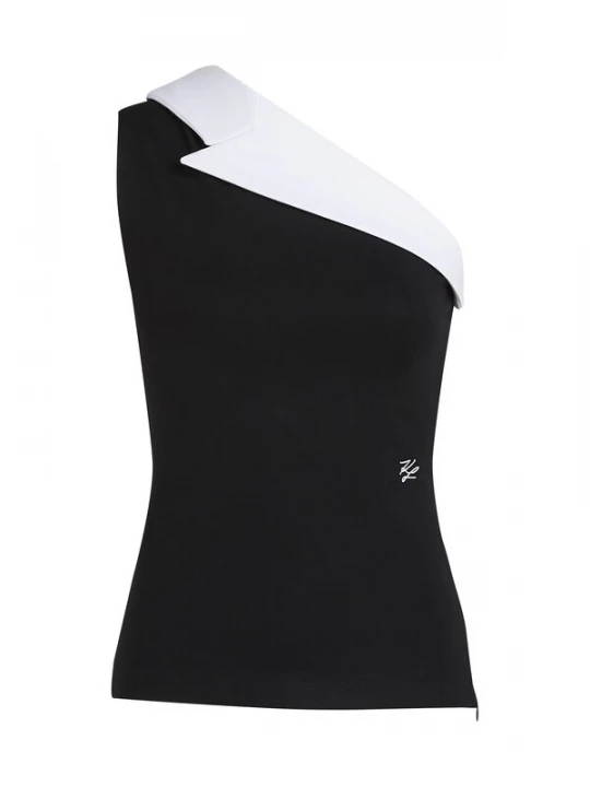 Foto van product Karl Lagerfeld Top zwart / wit