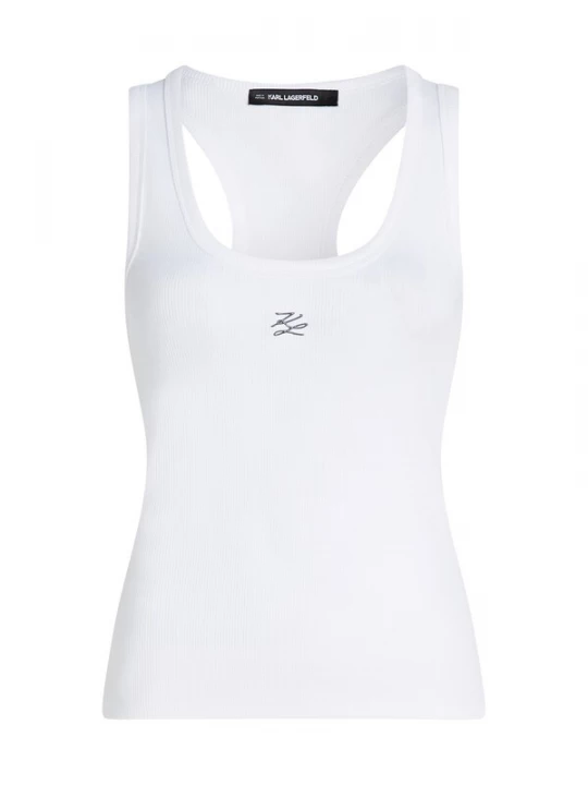 Foto van product Karl Lagerfeld Top zwart / wit
