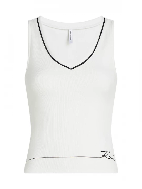 Foto van product Karl Lagerfeld Top zwart / wit