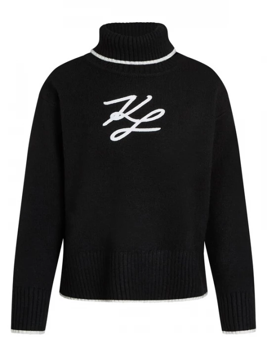 Foto van product Karl Lagerfeld Trui zwart / wit