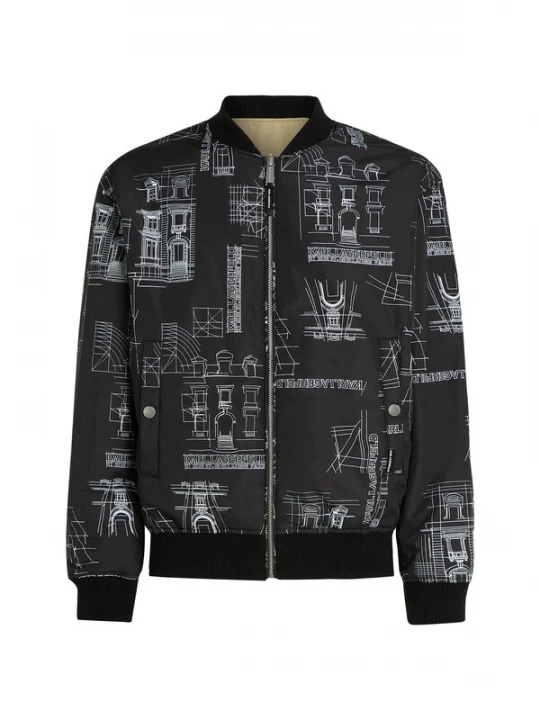 Foto van product Karl Lagerfeld Tussenjas 'Maison De Karl' camel / zwart