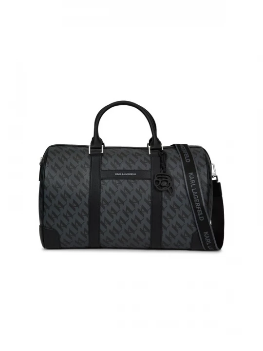 Foto van product Karl Lagerfeld Weekendtas 'Ikon' stone grey / zwart