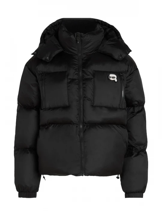 Foto van product Karl Lagerfeld Winterjas 'Ikon' beige / zwart / wit