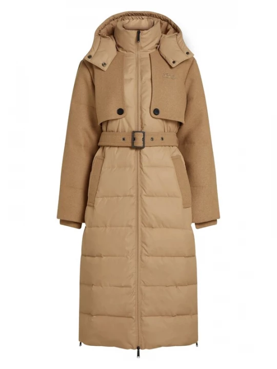 Foto van product Karl Lagerfeld Wintermantel mokka