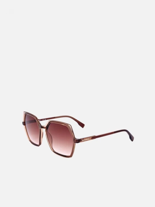 Foto van product Karl Lagerfeld Zonnebril 'Karl Lagerfeld KL6083S Dark strawberry / rose / 17 / 140 Women Sunglasses' bruin