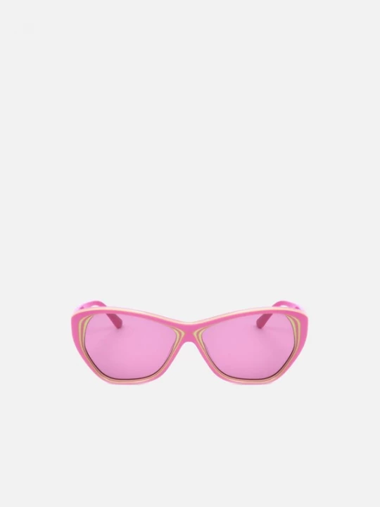 Foto van product Karl Lagerfeld Zonnebril 'Karl Lagerfeld KL6103S Black white / 13 / 140 Women Sunglasses' pink