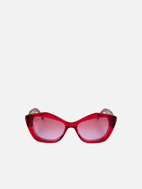 Foto van product Karl Lagerfeld Zonnebril 'Karl Lagerfeld KL6127S Wine pink / 18 / 140 Women Sunglasses' rood