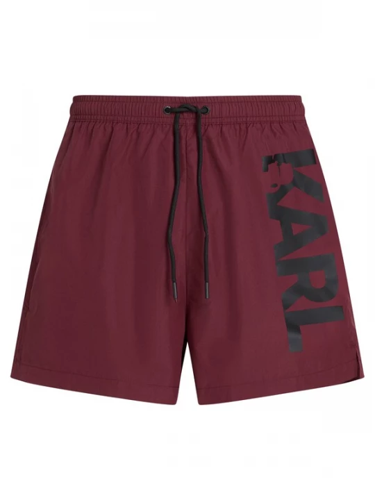 Foto van product Karl Lagerfeld Zwemshorts bordeaux / zwart