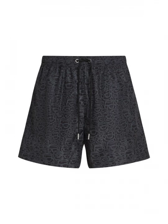 Foto van product Karl Lagerfeld Zwemshorts 'Ikon' donkergrijs / zwart