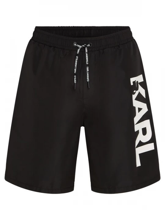 Foto van product Karl Lagerfeld Zwemshorts zwart / wit