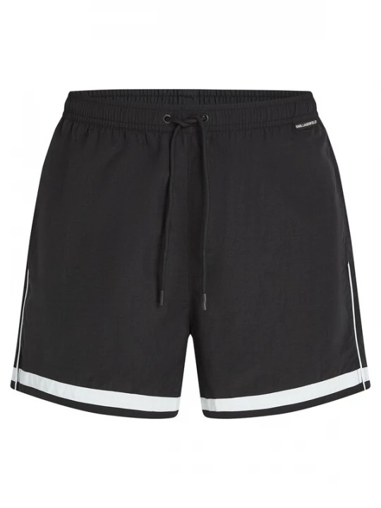 Foto van product Karl Lagerfeld Zwemshorts zwart / wit