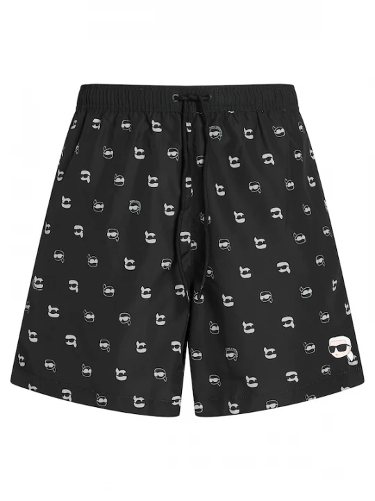 Foto van product Karl Lagerfeld Zwemshorts zwart / wit