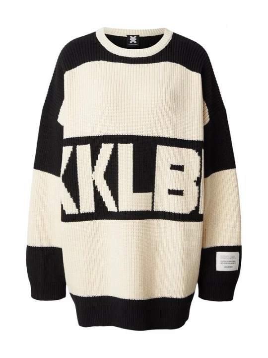 Foto van product Karo Kauer Oversized trui crème / zwart