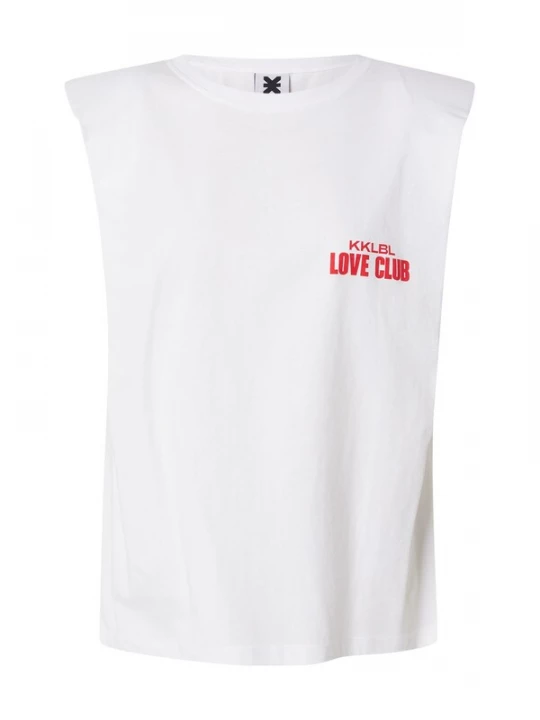 Foto van product Karo Kauer Shirt 'Love Club' rood / wit