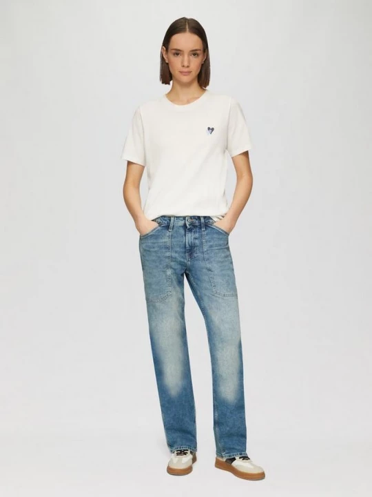 Foto van product Karolin jeans / normale pasvorm / halfhoog / rechte pijp s.Oliver blauw