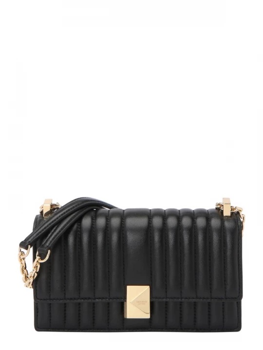Foto van product Kate Spade Schoudertas 'Deco Quilted Mini Flap Chain Crossbody' zwart