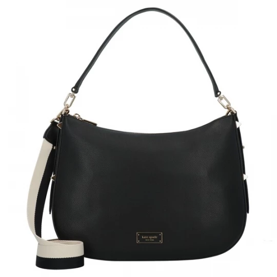 Foto van product Kate Spade Schoudertas 'Liv Pebbled Leather Large Hobo' zwart