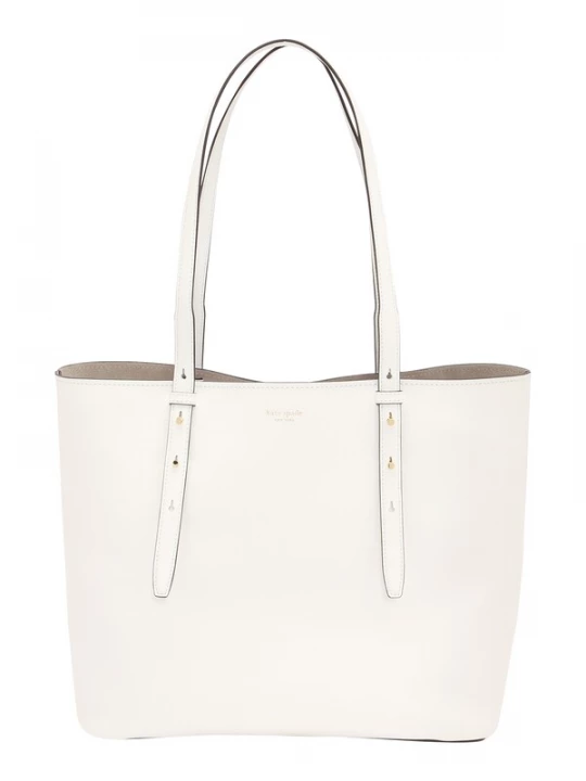 Foto van product Kate Spade Shopper 'Do It All Fine Grain Leather Large Tote' natuurwit