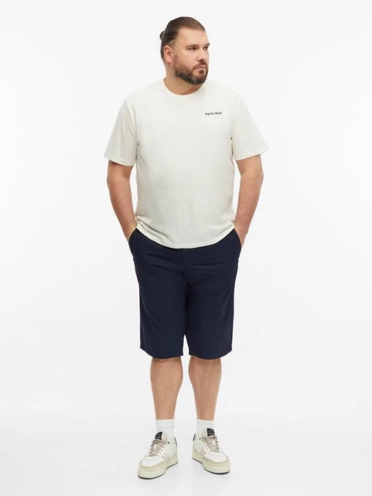 Foto van product Katoenen bermuda met elastische tailleband s.Oliver blauw