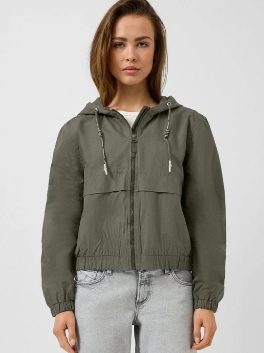 Foto van product Katoenen blouson QS olijfgroen