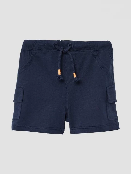 Foto van product Katoenen cargoshort met verstelbare elastische band s.Oliver blauw