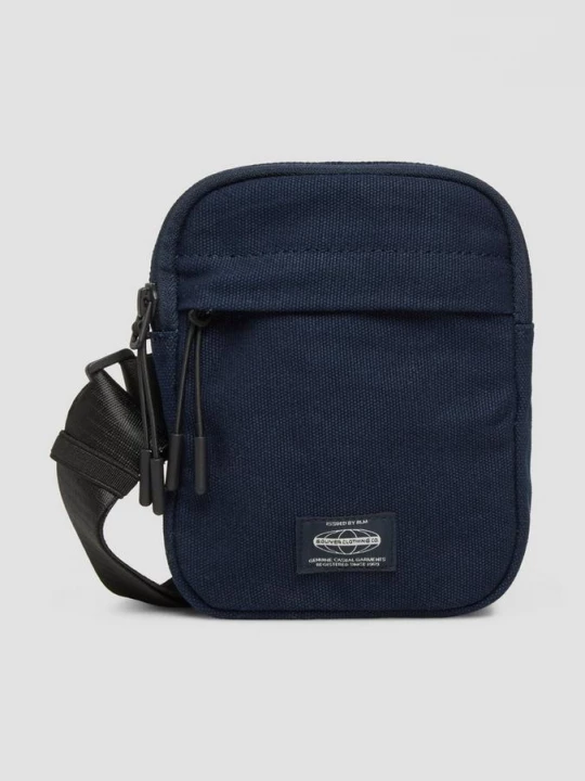 Foto van product Katoenen crossbody tas met verstelbare nylon riem s.Oliver blauw